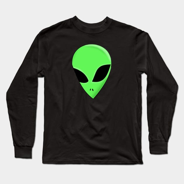 ALIEN FACE Long Sleeve T-Shirt by eesomebysrishti